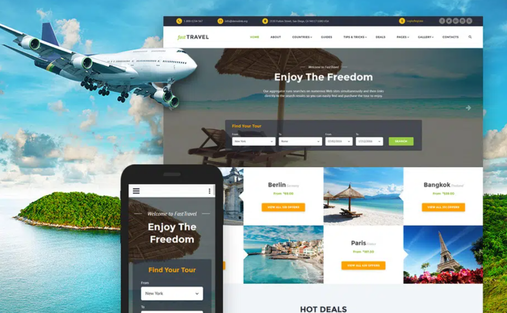 Crafting Unforgettable Journeys: The Art of Travel Web Design