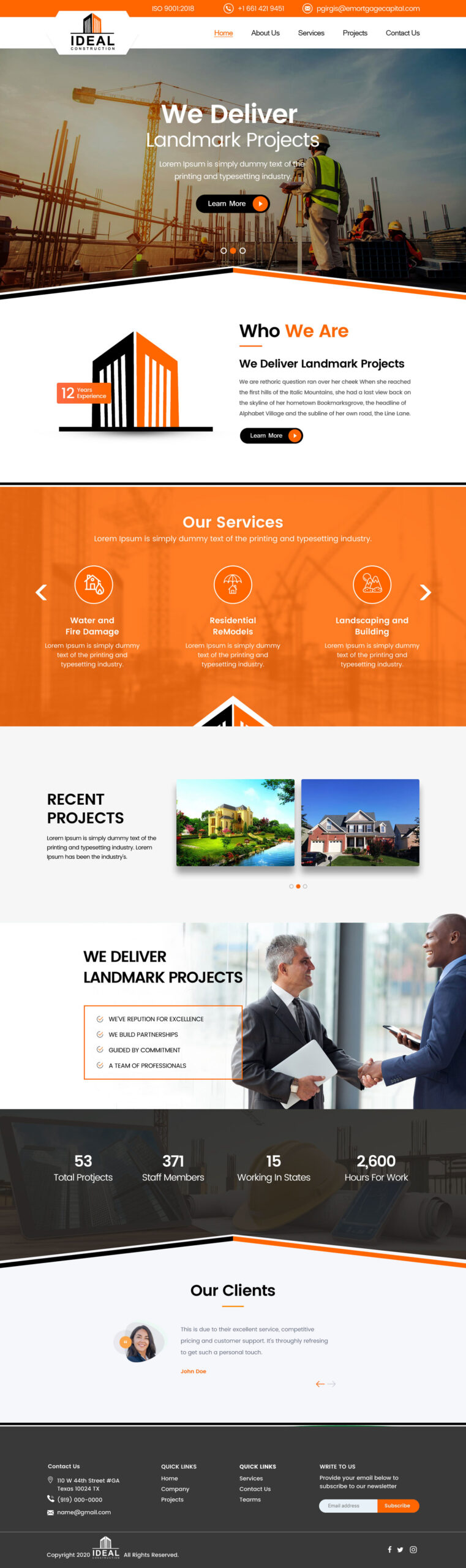 Elevating Your Construction Business with Professional Web Design