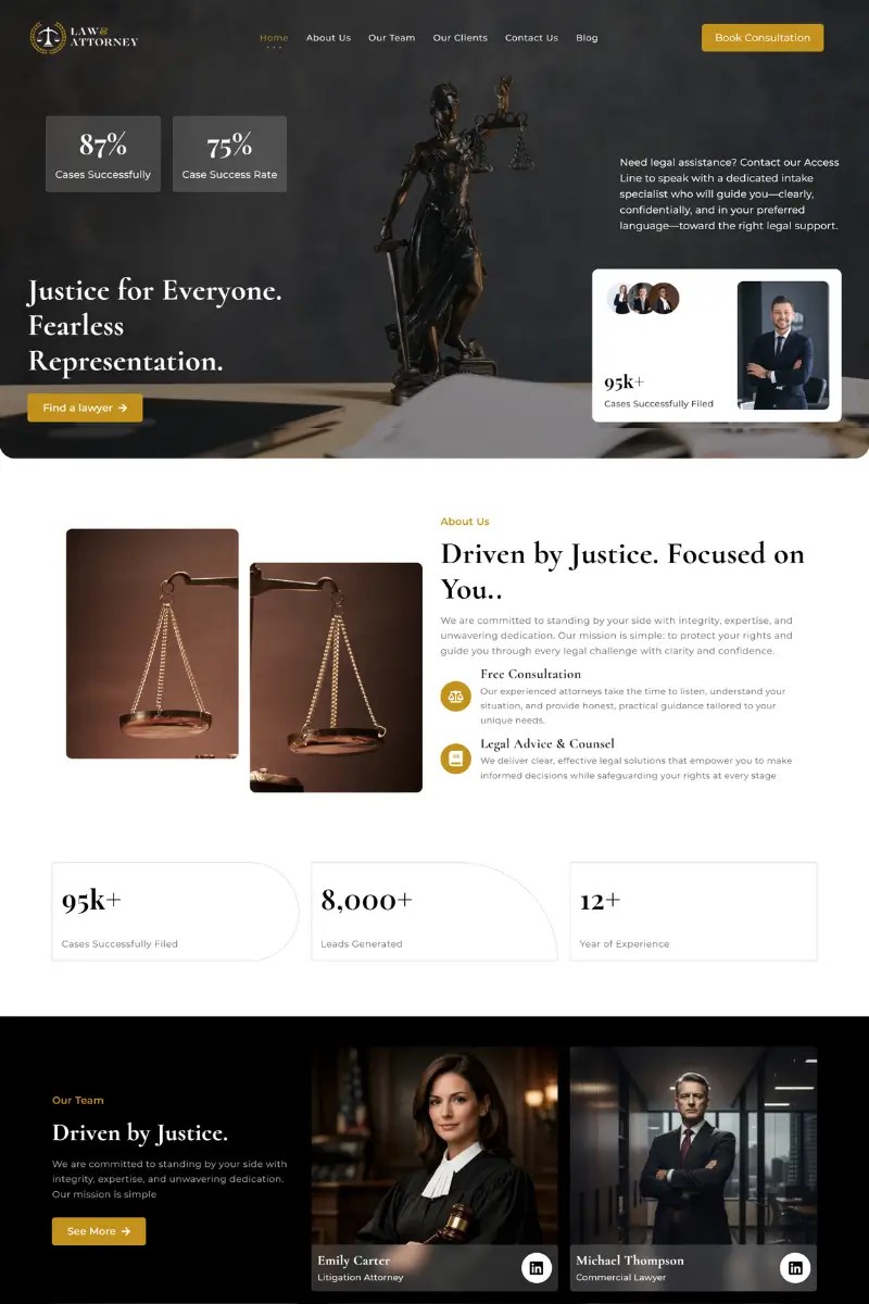 Exploring the Top Law Firm Websites: Best Practices for Online Presence