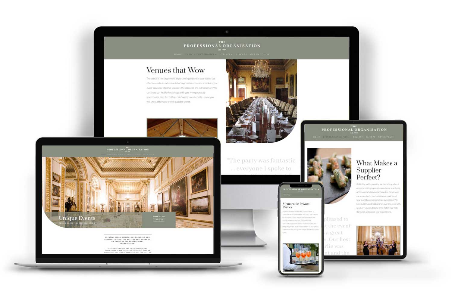 Crafting Exceptional and Distinctive Website Designs